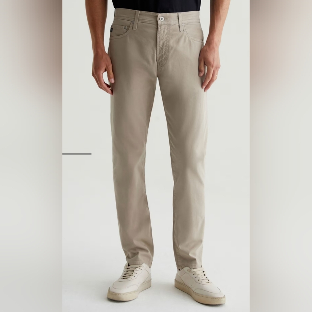 AG Men's Tellis Modern Slim Khaki Chino Pants Size 38x29